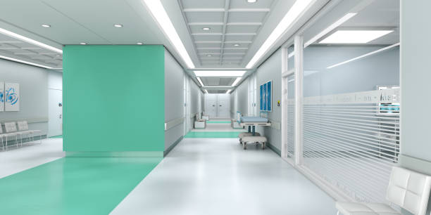 istock Green hospital with copy space 1218970536