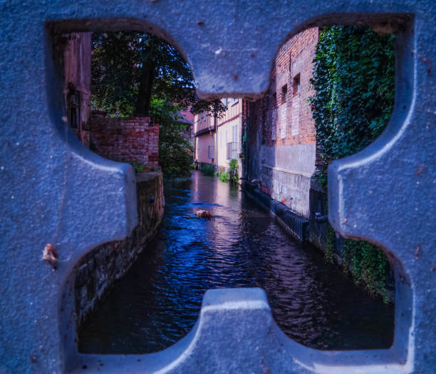 view of canal with decoration