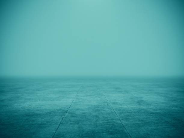 istock Empty concrete floor with mist or fog 1218974291