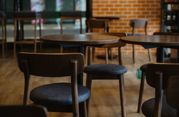 istock Chair Interior of a modern restaurant or bar 1218975254