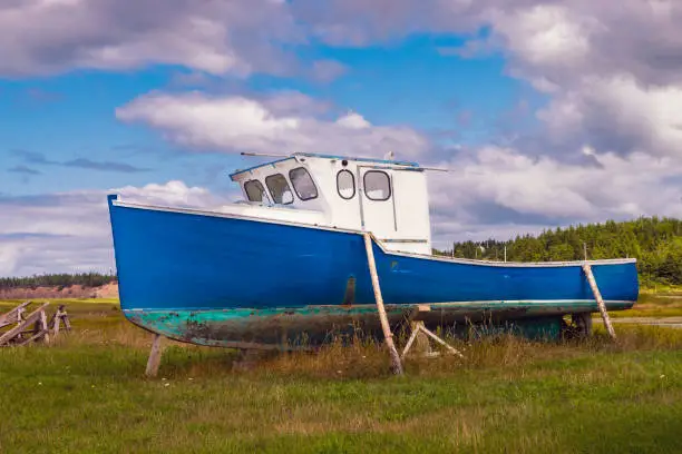 Photo of Fishing boat on dry land