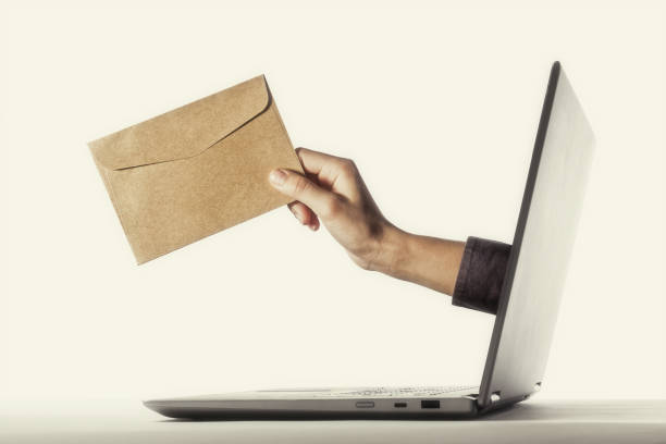 istock Concept of correspondence, feedback, advertising via internet. 1218979342