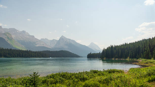 istock malignant lake, Jasper National Park, Alberta, Canada 1218979728