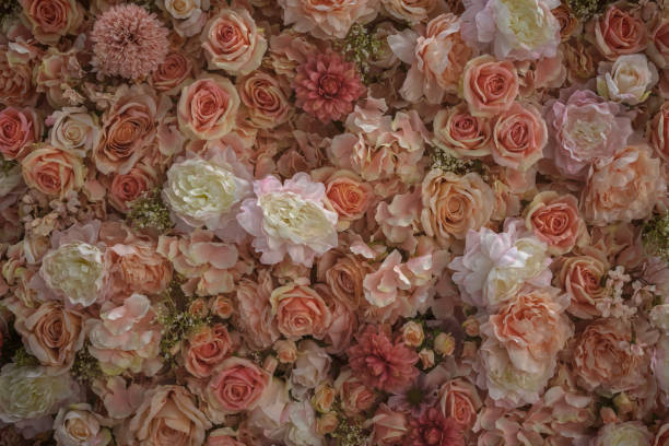 istock Flowers intside a restaurant, store, office or other 1218985415