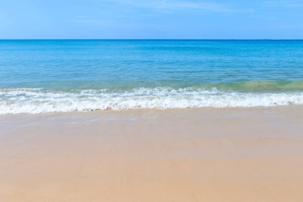 istock Empty clean beach in South of Thailand 1218989492