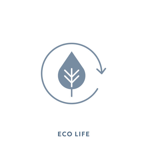 Eco Life Mono Color Flat Icon. Pixel Perfect. Ecology Single Flat Icon. Pixel Perfect. sustainable fashion stock illustrations