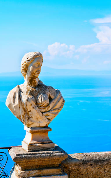 istock Sculpture at terrace Ravello village reflex 1218991646