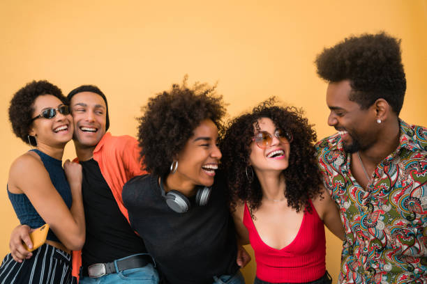 istock Afro friends having fun together. 1218999250