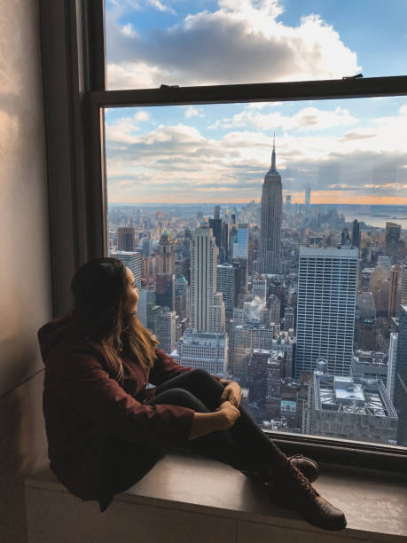 istock Girl enjoying the view 1219000656