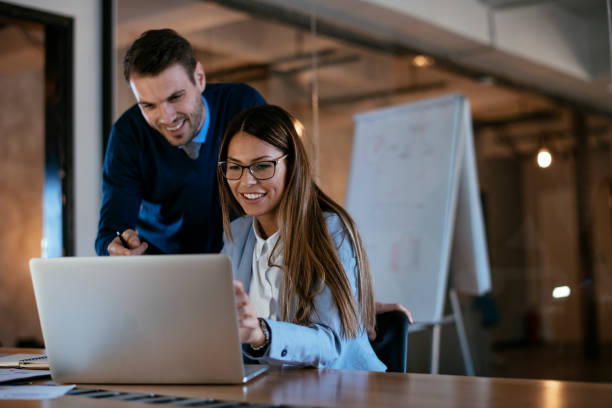 istock Colleagues at the office 1219000989
