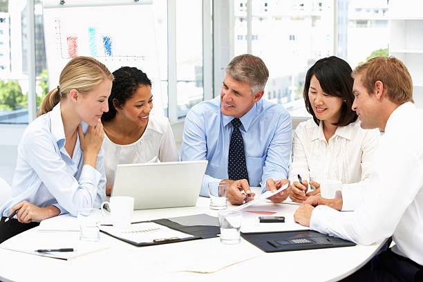 istock Business meeting in an office 121900825