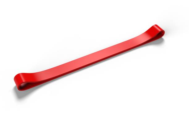 istock Fitness Resistance  Exercise Loop Band for Branding. 3d render illustration. 1219014976