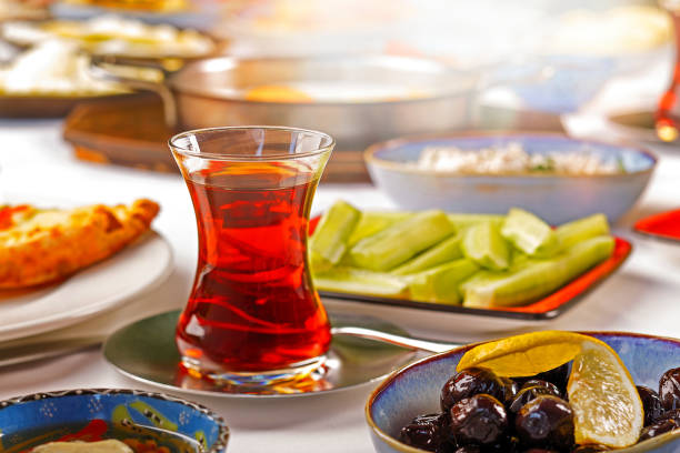 Turkish Traditional Cuisine Turkish Traditional Cuisine breakfast stock pictures, royalty-free photos & images