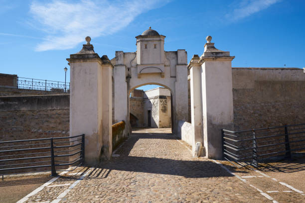 Puerta de Palmas entrance in Badajoz, Spain