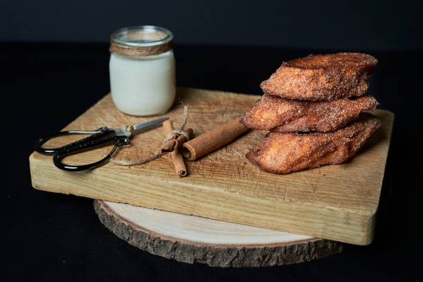 istock French toast, typical sweet bread with milk fried and battered in sugar and cinnamon 1219022180