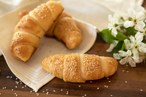 istock Mini croissants filled with cheese 1219025109