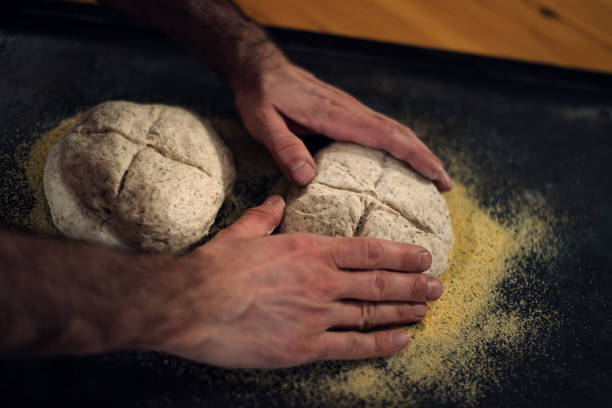 istock Preparation of the bread before being baked 1219025431