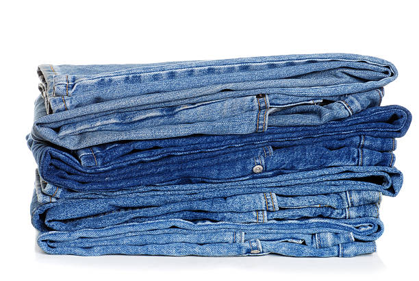 istock pile of folded blue jeans 121902613