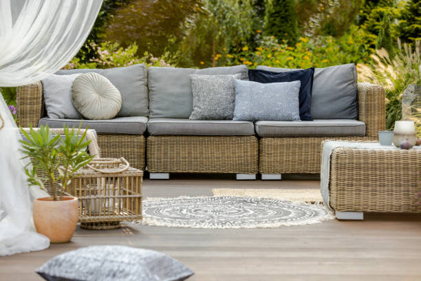 istock Porch outside the house 1219028750