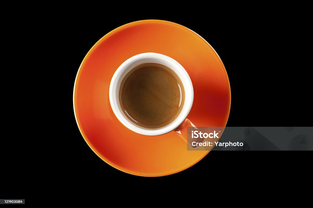 Café Espresso - Foto de stock de Naranja - Color libre de derechos