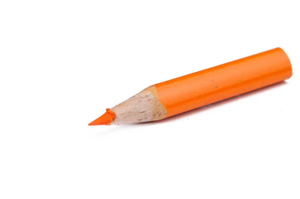 istock Colour pencils isolated on white background.Copy space. 1219032222