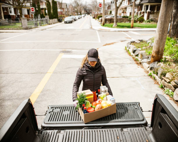 COVID-19, Home food delivery during lockdown