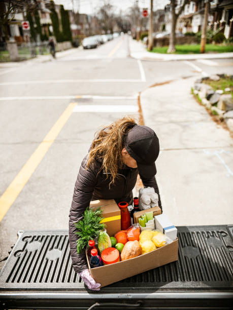 istock COVID-19, Home food delivery during lockdown 1219032603