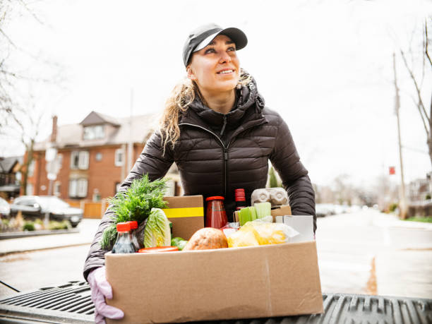 istock COVID-19, Home food delivery during lockdown 1219033233