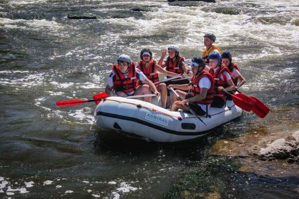Rafting down the Dunajec gorge - Pieniny Mountains - Poland