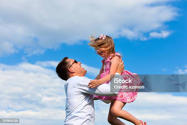 Family Affairs Father And Daughter Playing In Summer Stock Photo - Download Image Now