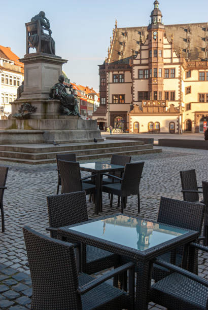 istock Outdoor Cafe Tables 1219042759