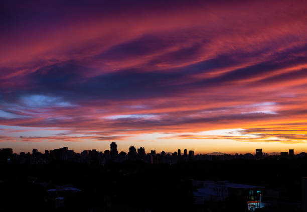 istock Skyline of Sao Paulo during sunset, 1219048438