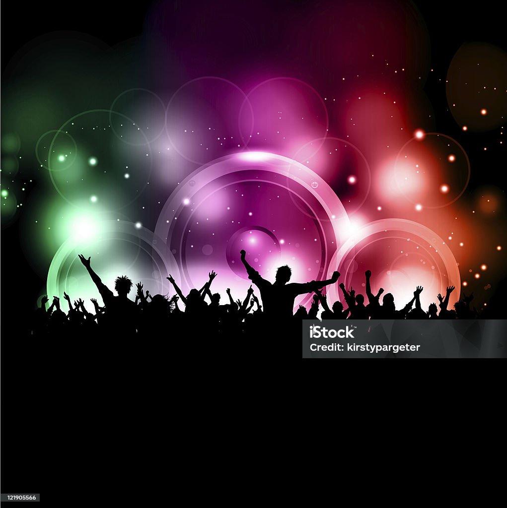 party crowd  Abstract Stock Photo