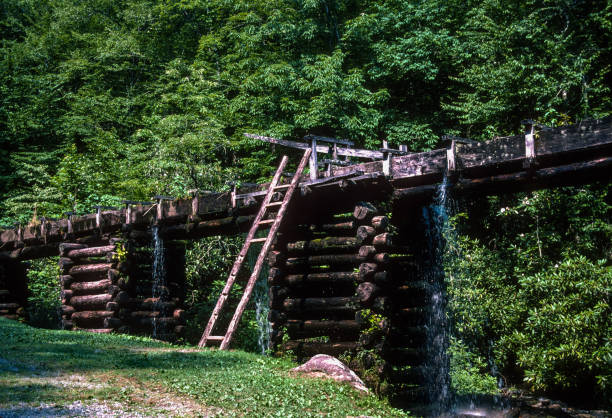 istock Great Smoky Mountains NP - Mingus Mill Race - 2003 1219058291