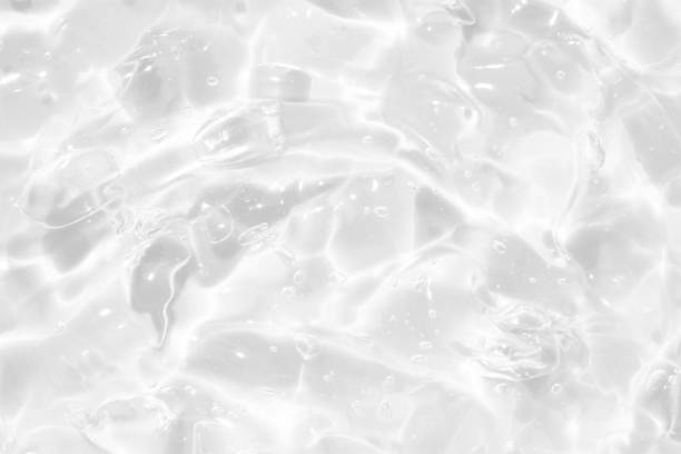 white water wave abstract or natural rippled gel foam texture background