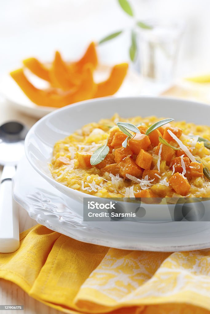 risotto à la citrouille - Photo de Citrouille libre de droits