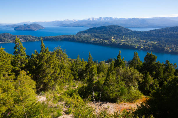 istock Lakes Nahuel Huapi and mountain Campanario 1219066086