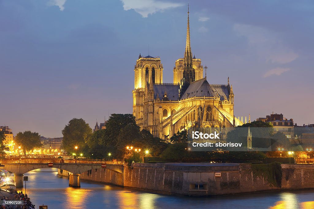 Notre Dame de Paris  Architecture Stock Photo