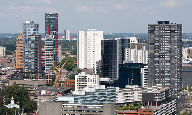 istock Cityscape of Rotterdam, the Netherlands 121907727