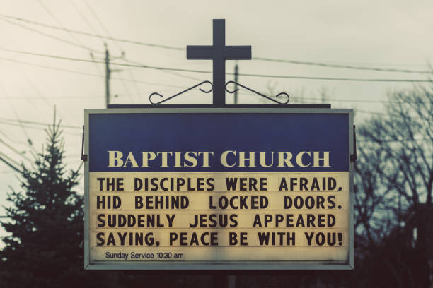 istock Baptist Church Sign 1219079998
