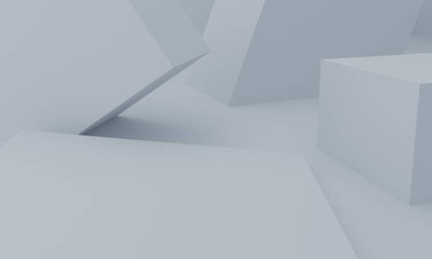 istock Minimalist primitive geometrical abstract background, Stylish trendy illustration Podium, stand, showcase on pastel color for premium product. 3d render. 1219087329