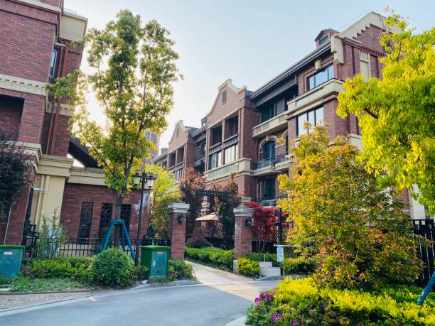 istock Brownstone Building - Songjiang, Shanghai. 1219089989