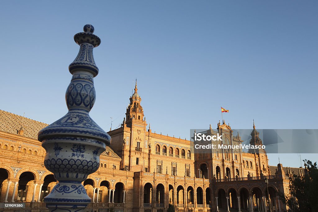 plaza de españa in sevilla - Lizenzfrei Andalusien Stock-Foto