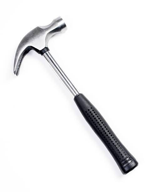 istock Claw Black Handeled Hammer Isolated on White 121909602