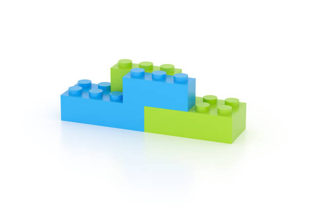 istock Business partnership concept make of building blocks 1219100163