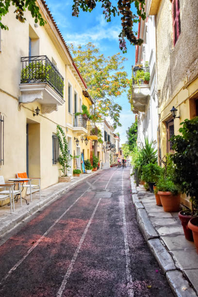 istock ancient district of Athens - Plaka 1219103271