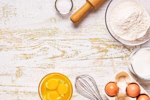 istock Bakery products -flour, eggs, milk. 1219104353