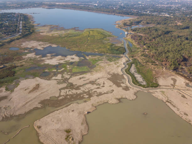 istock Climate change and drought land, water crisis and global warming 1219105192