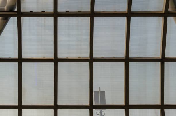 istock Steel roof modern building 1219106586