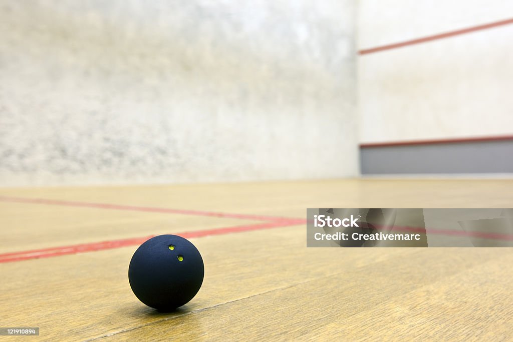 Palla da Squash, campo sportivo - Foto stock royalty-free di Squash